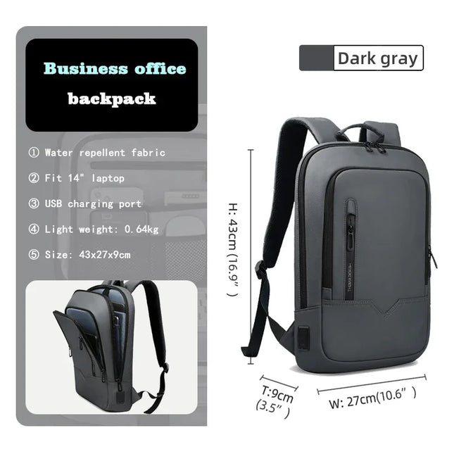 Slim Business Rucksack 15.6 Zoll USB