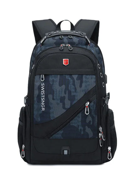 Swiss Rucksack gross 15-17 Zoll Schloss USB