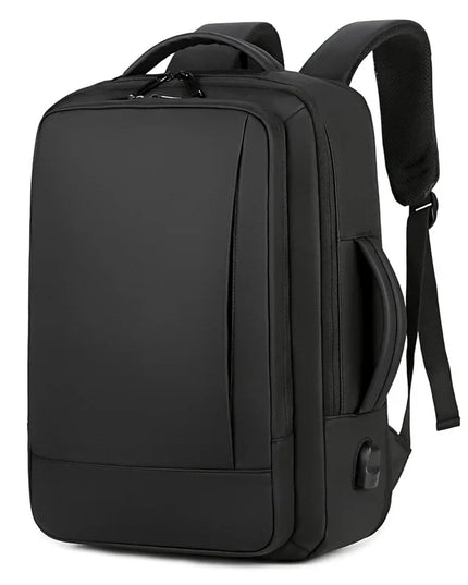 Flacher PU Business-Rucksack schlicht 15"