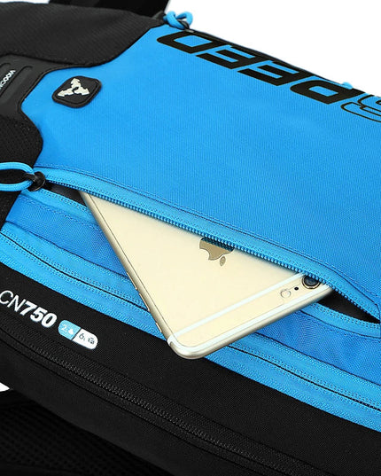 Outdoor-Rucksack neongruen Trinkblase