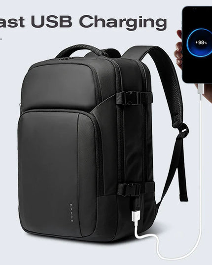 Laptop Rucksack Herren BANGE – Wasserdicht, 15.6 Zoll, USB