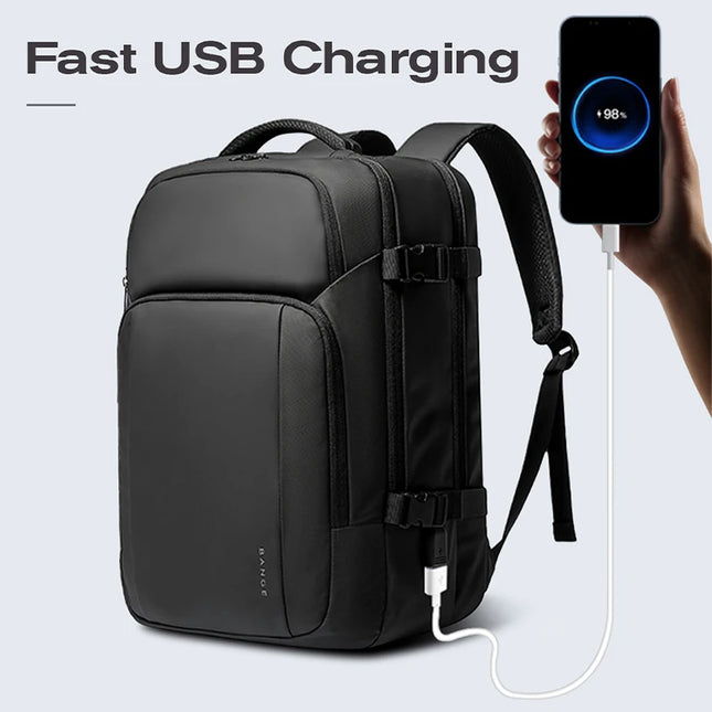 Laptop Rucksack Herren BANGE – Wasserdicht, 15.6 Zoll, USB