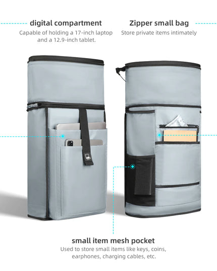Laptop Rucksack: Wasserdichter Rolltop für 17 Zoll Laptops