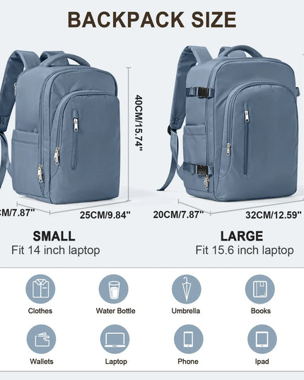 Grosser Damen Reise-Rucksack mit Trolley