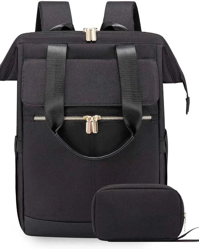Eleganter Damen-Rucksack creme mit Organizer