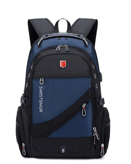 Swiss Rucksack gross 15-17 Zoll Schloss USB