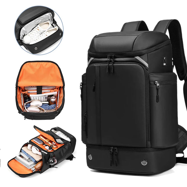 Sport-Rucksack 17 Zoll Herren mit Schuhfach