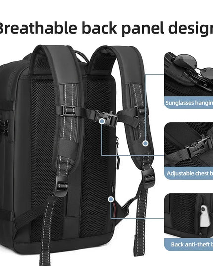 Reise-Rucksack 17 Zoll Vakuum und TSA