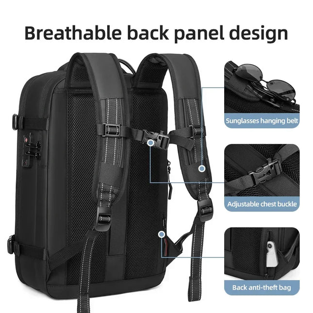Reise-Rucksack 17 Zoll Vakuum und TSA