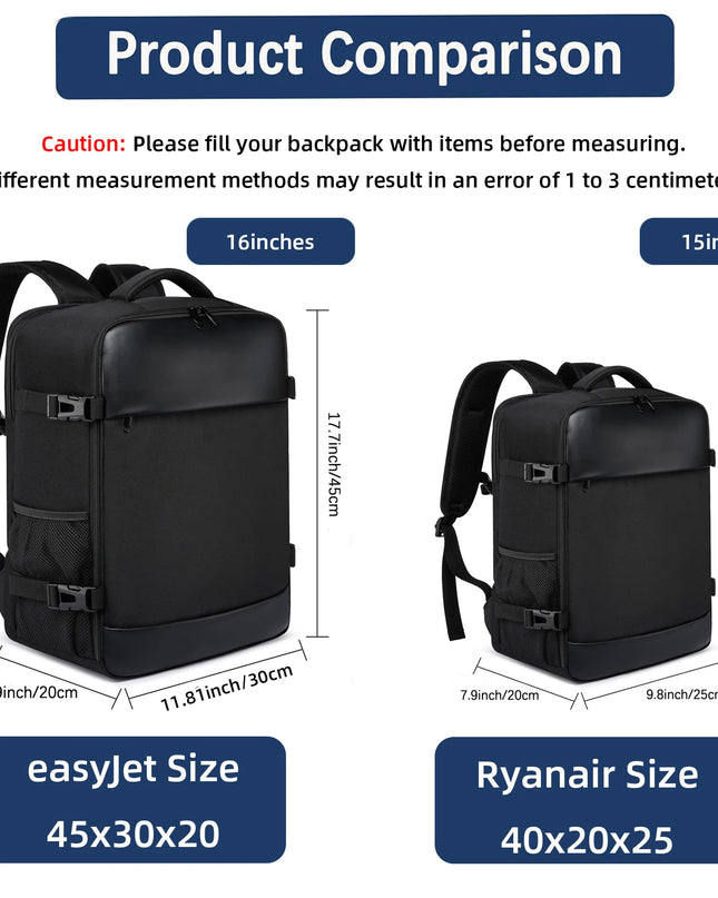 Rucksack Handgepäck Ryanair und EasyJet