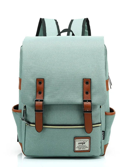 Vintage Rucksack 16 Zoll mit Lederschnallen