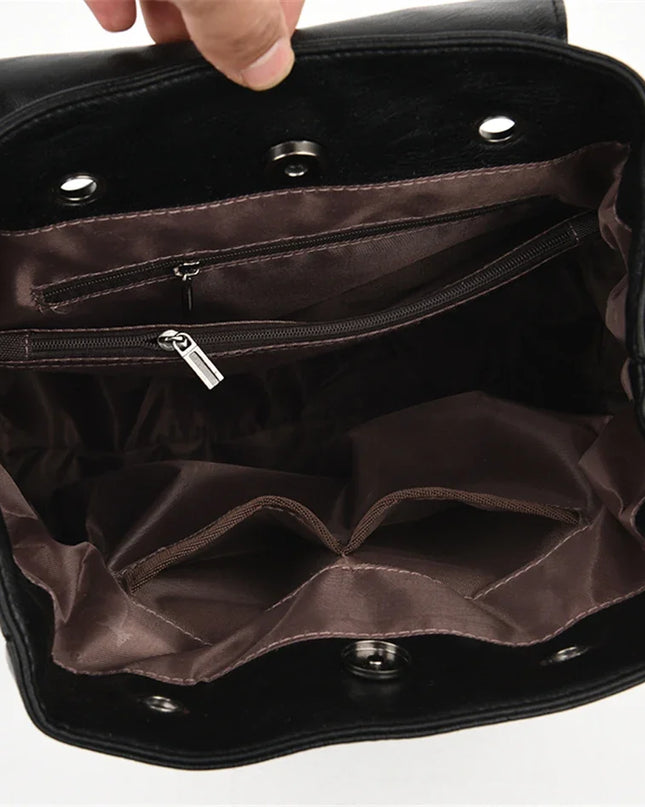 Eleganter Damen-Rucksack Muster mit Quaste