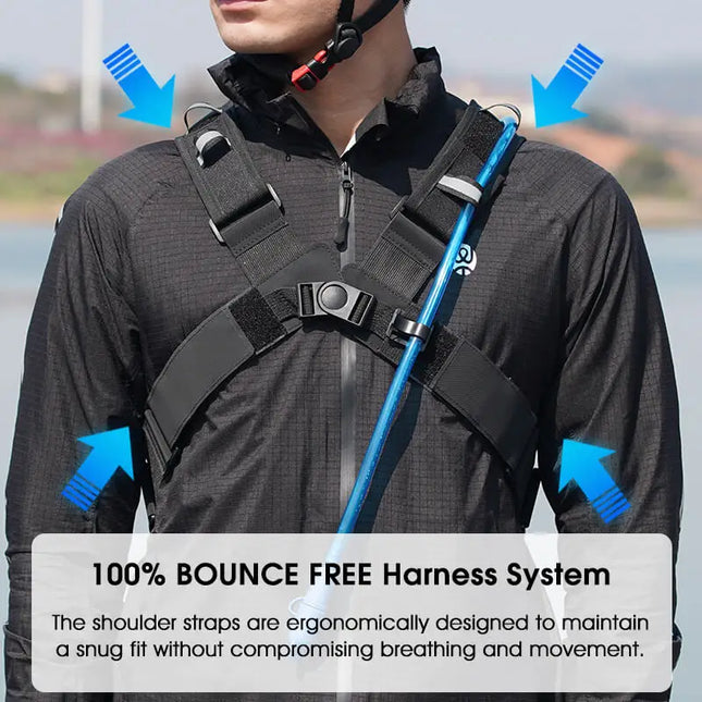 Kompakter Fahrrad-Rucksack 10L Trinkblase