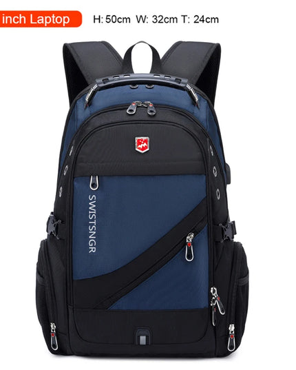 Rucksack 17 Zoll mit Zahlenschloss