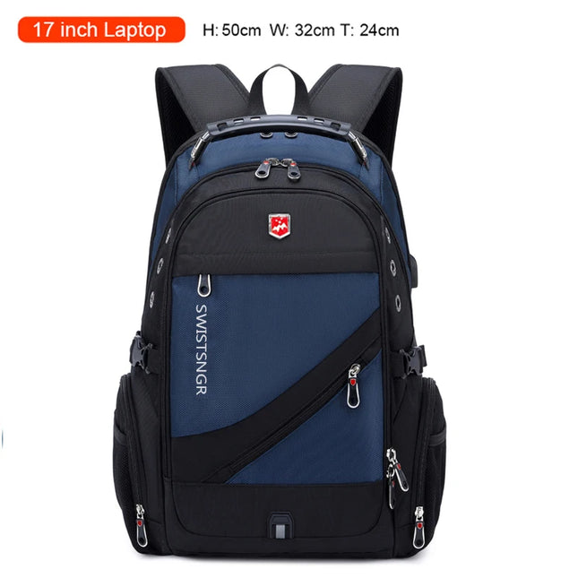 Rucksack 17 Zoll mit Zahlenschloss