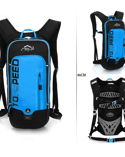 Outdoor-Rucksack neongruen Trinkblase