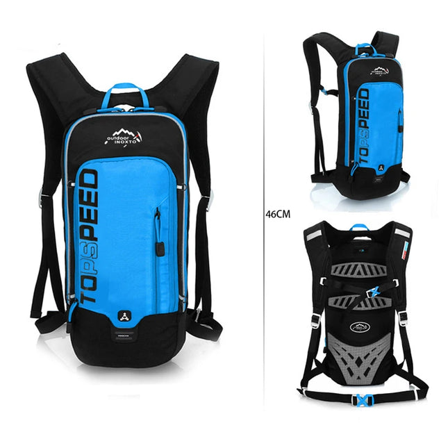 Outdoor-Rucksack neongruen Trinkblase