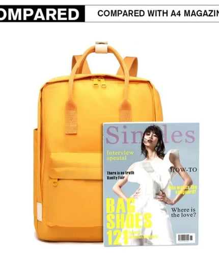 Tote-Style Rucksack gelb pink DE-Lager