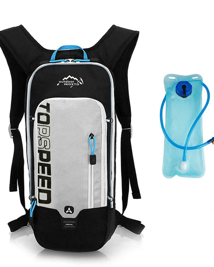 Outdoor-Rucksack neongruen Trinkblase