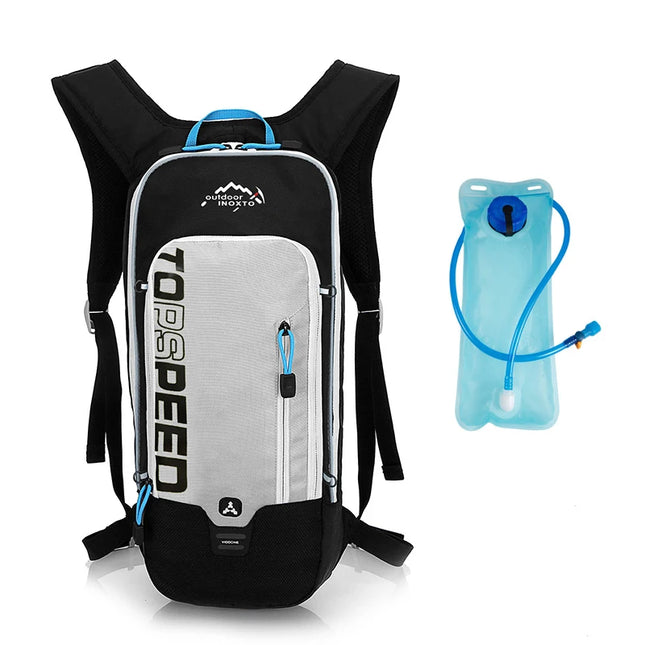Outdoor-Rucksack neongruen Trinkblase