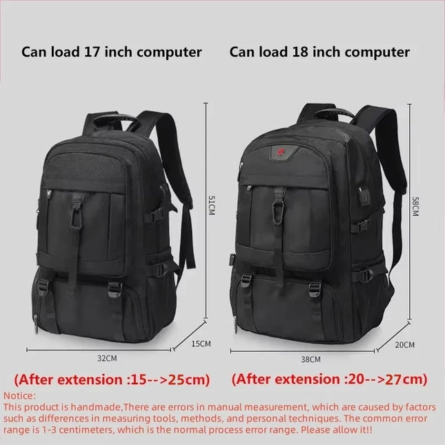 Grosser Rucksack Schuhfach und Organizer