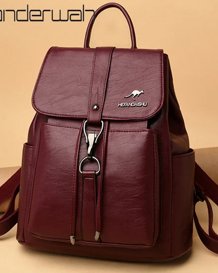 Eleganter Damen-Rucksack Muster mit Quaste
