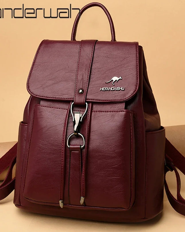 Eleganter Damen-Rucksack Muster mit Quaste
