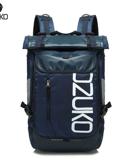 Sportlicher Rolltop-Rucksack farbig