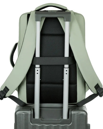 Mintgruener Business-Rucksack stossfest USB