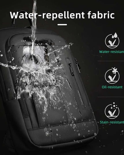 Laptop Rucksack 15.6 Zoll Herren mit USB-Port – HK Slim