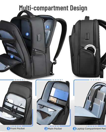 Clean PU-Rucksack 17.3 Zoll Business