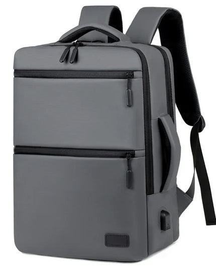 Mintgruener Business-Rucksack stossfest USB