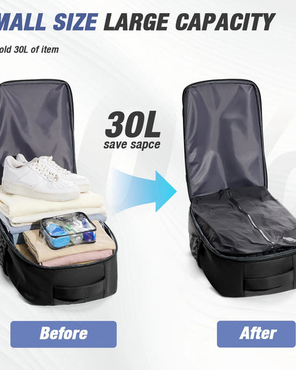 Reise-Rucksack mit Vakuum-Kompression