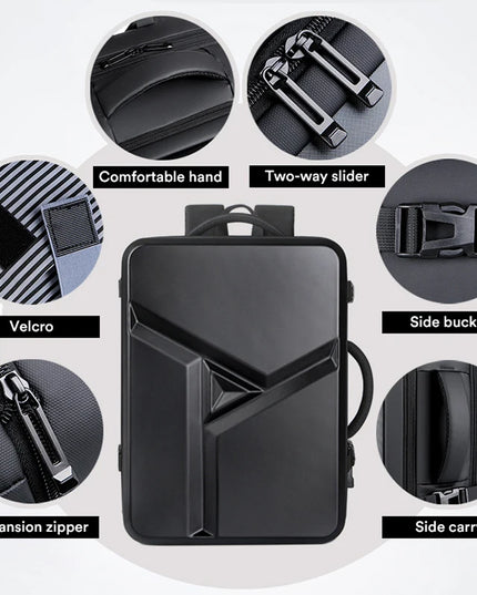 Laptop Rucksack 17 Zoll – Wasserdichter Rucksack für Herren