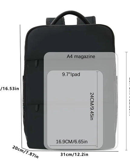 Laptop Rucksack 16 Zoll wasserdicht – ideal für Business & Uni