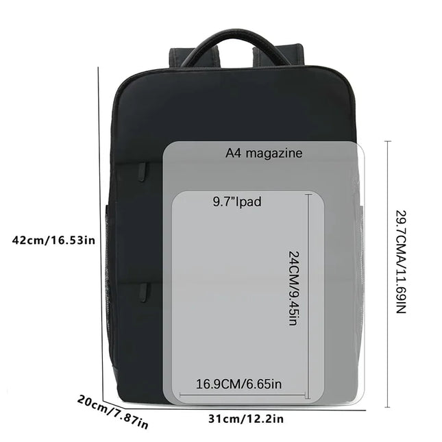 Laptop Rucksack 16 Zoll wasserdicht – ideal für Business & Uni
