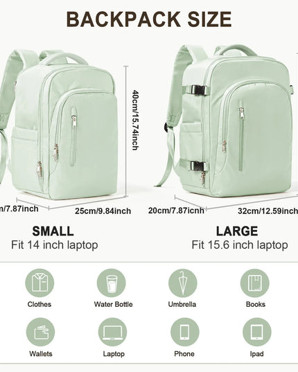 Grosser Damen Reise-Rucksack mit Trolley