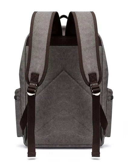 Vintage Canvas-Rucksack Herren mit Leder