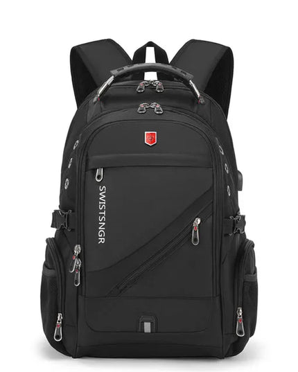 Swiss Rucksack gross 15-17 Zoll Schloss USB