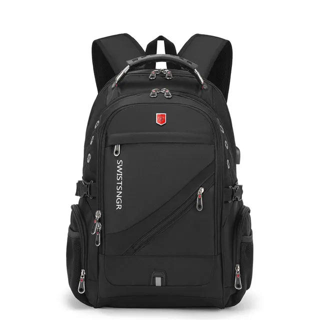 Swiss Rucksack gross 15-17 Zoll Schloss USB