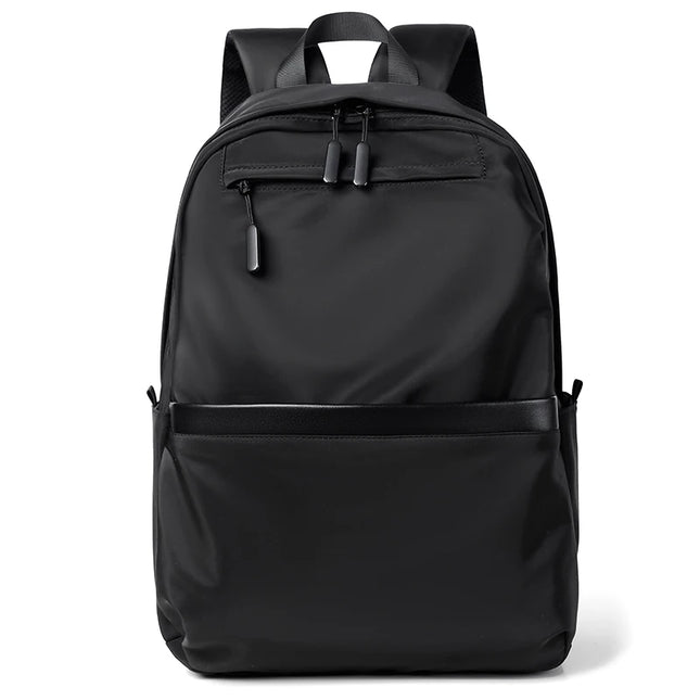 Schlichter Rucksack schwarz 15 Zoll
