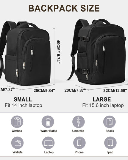 Grosser Damen Reise-Rucksack mit Trolley