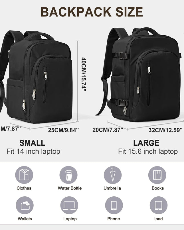 Grosser Damen Reise-Rucksack mit Trolley
