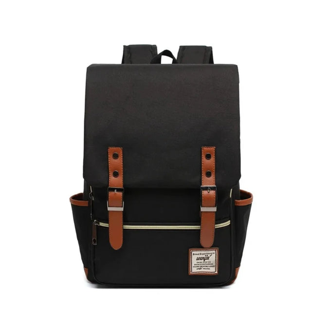 Vintage Rucksack 16 Zoll mit Lederschnallen