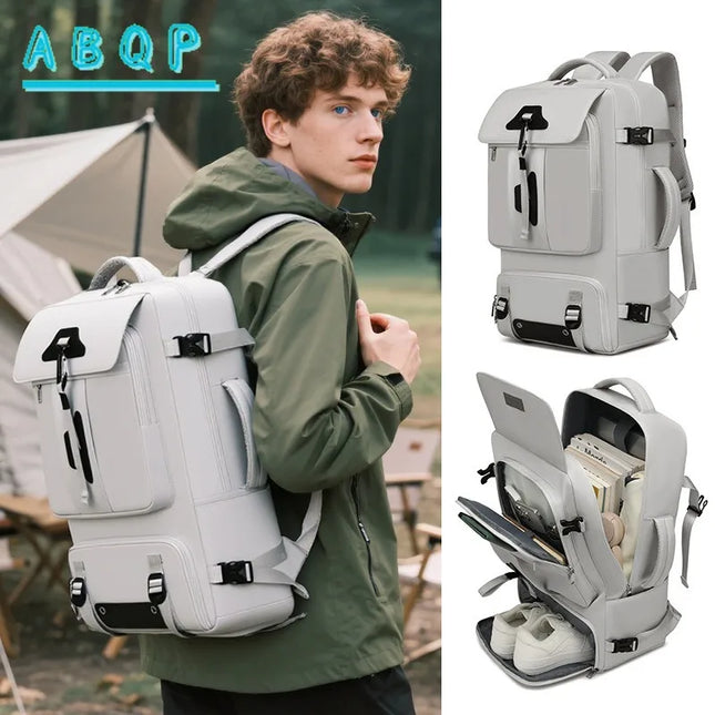 Moderner Daypack-Rucksack mint Schuhfach
