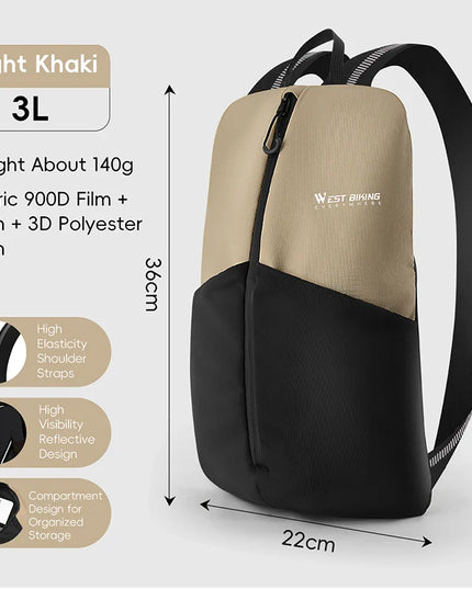 Leichter wasserabweisender Fahrrad-Rucksack