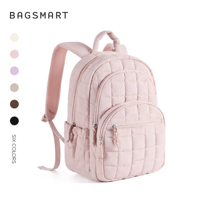 Gesteppter Rucksack Damen 15.6 Zoll