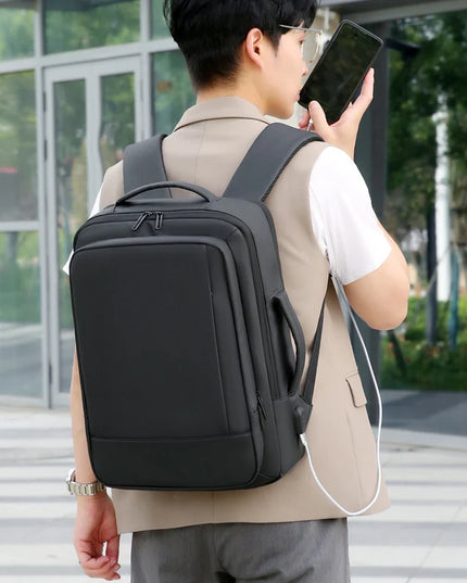 Ultra-Clean Business-Rucksack grau PU 15"