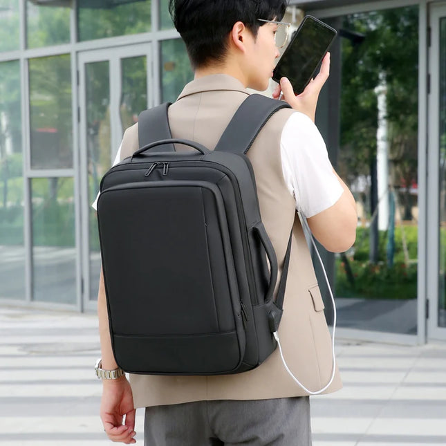 Ultra-Clean Business-Rucksack grau PU 15"