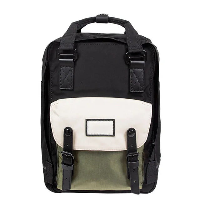 Vintage Rucksack zweifarbig 14 Zoll Canvas